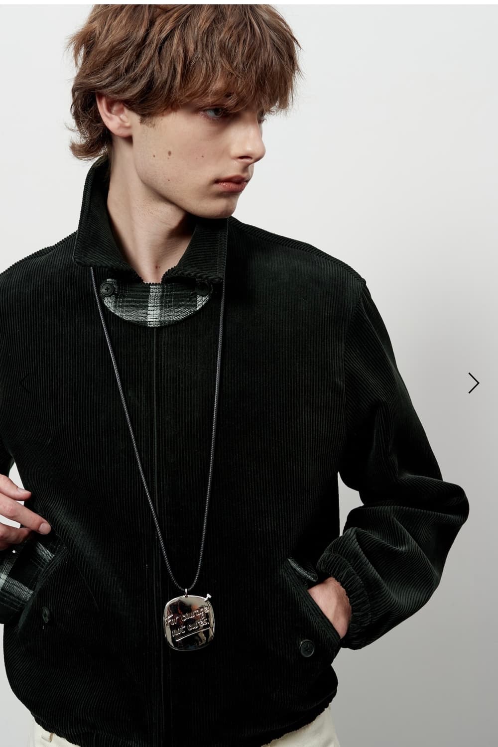 STU 스트랩 코듀로이 자켓 블랙 L 새상품 상품이미지2