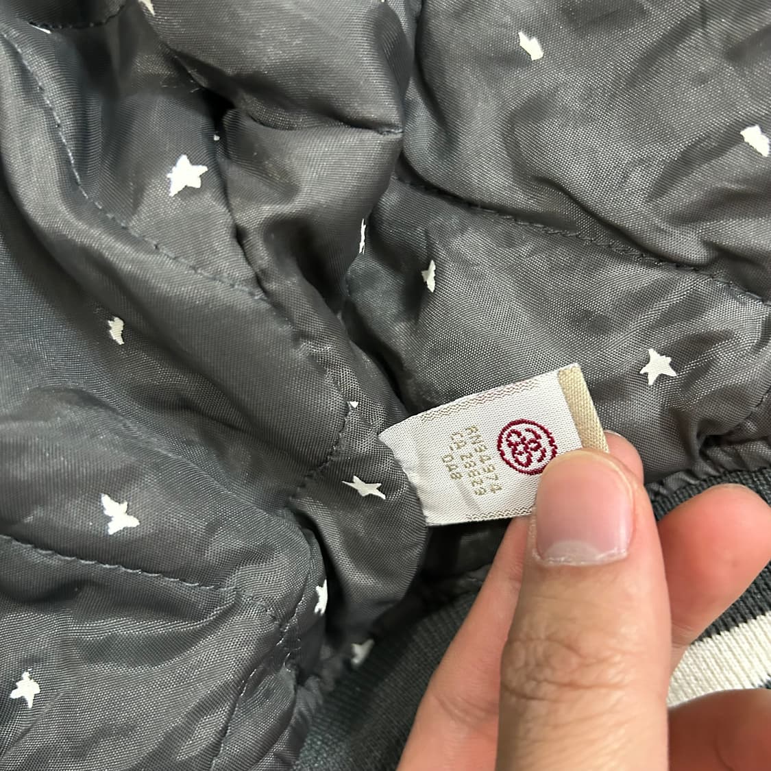  (XL) 스투시 S링크 사틴 그레이 스타디움 자켓  상품이미지7