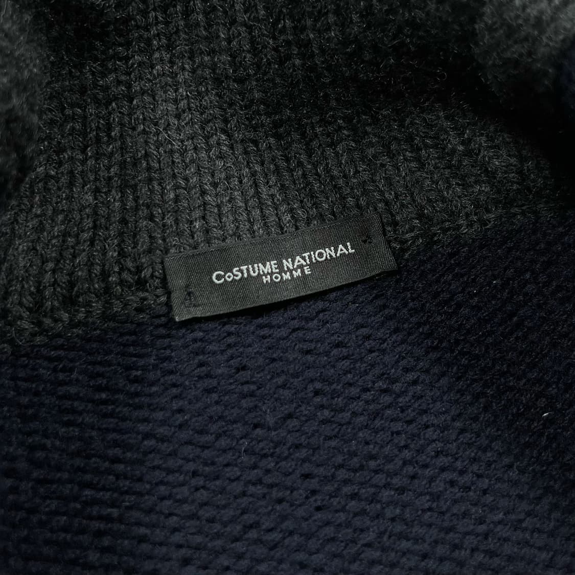 코스튬 내셔널 울 숄카라 니트 가디건 상품이미지5