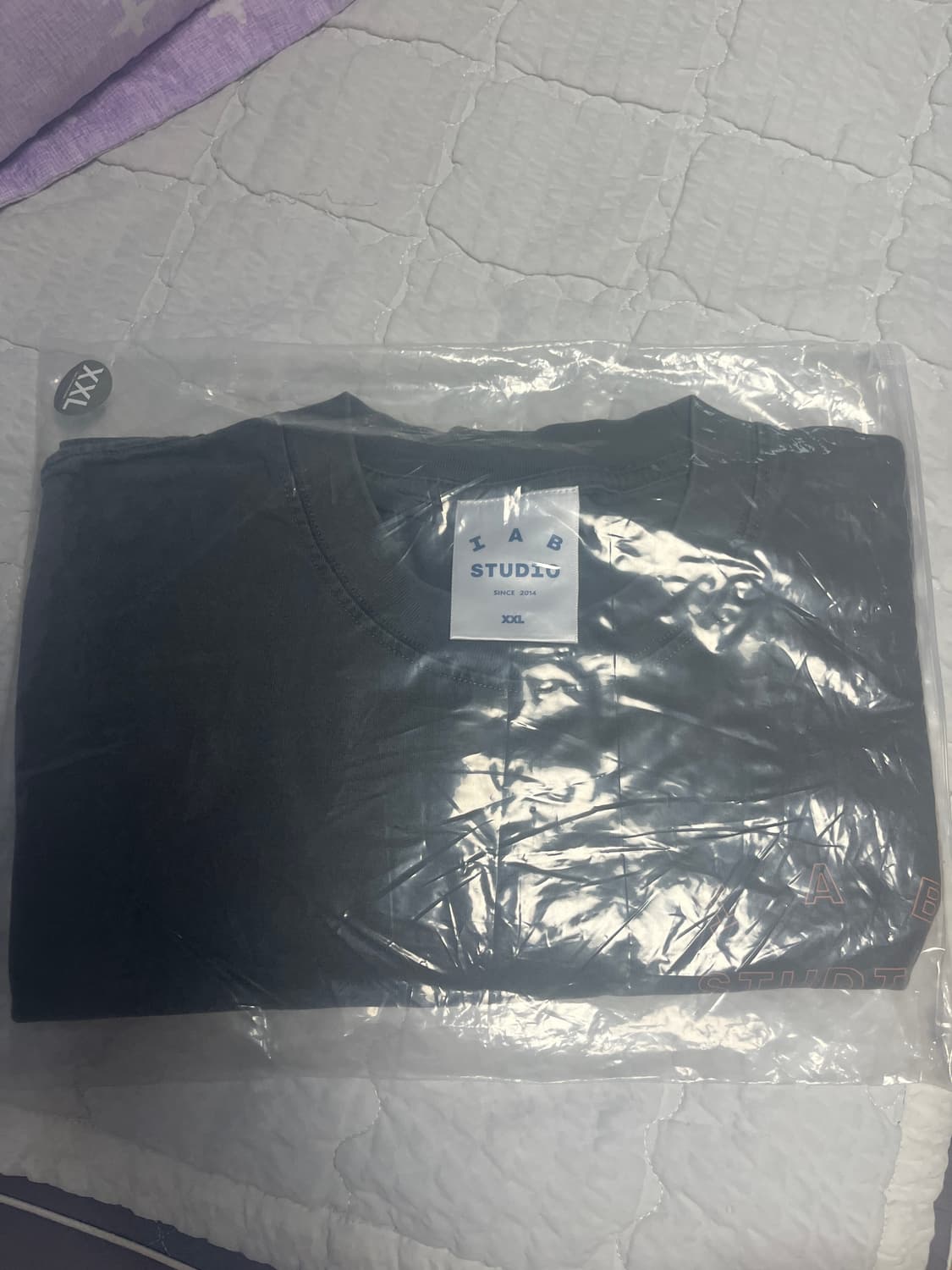 아이앱 반팔 피그먼트 차콜티셔츠 2xl 상품이미지1