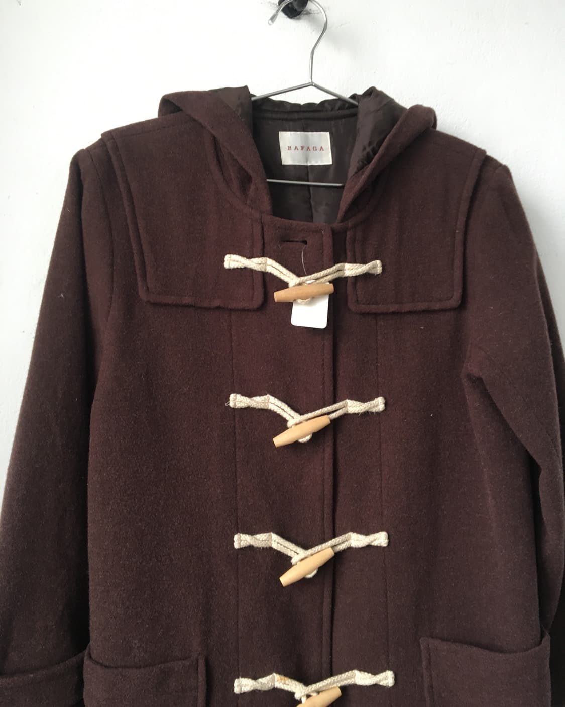 Duffle button hood coat 상품이미지4