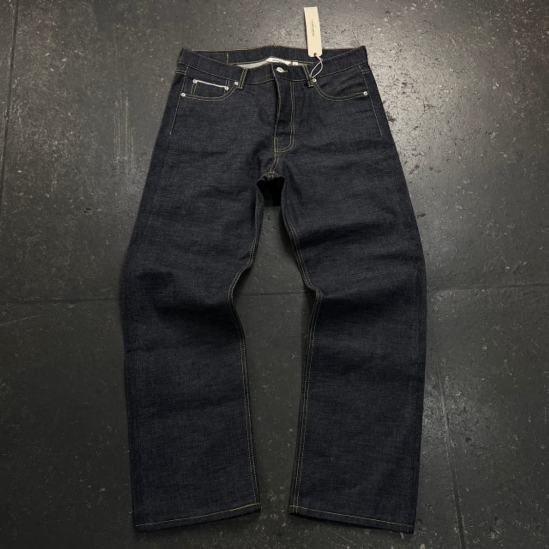 100 유니폼브릿지 셀비지 데님 새상품  상품이미지1