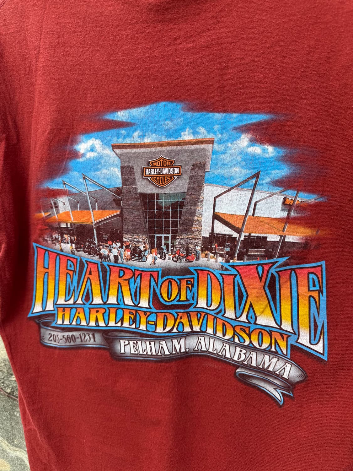 00s 할리데이비슨 빈티지 usa 2006 로고 프린팅 반팔 티셔츠 m 상품이미지4