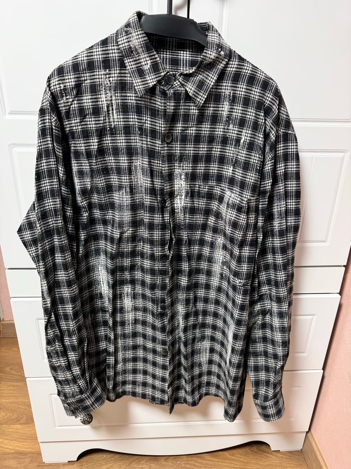 논플로어 페인터스 체크 오버셔츠 상품이미지3