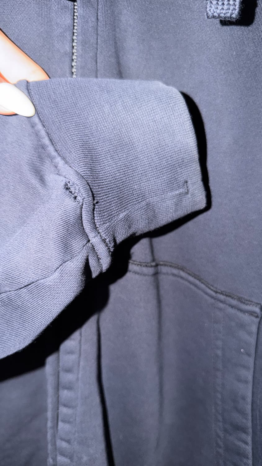 스톤아일랜드 와펜 후드집업 M네이비블루남색자켓섀도우프로젝트후드티블랙롱슬리 상품이미지6