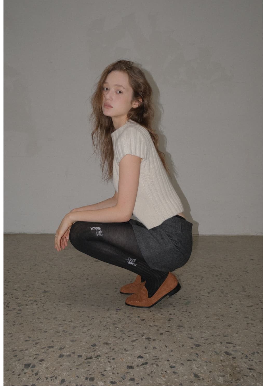 하프넥 니트 상품이미지1