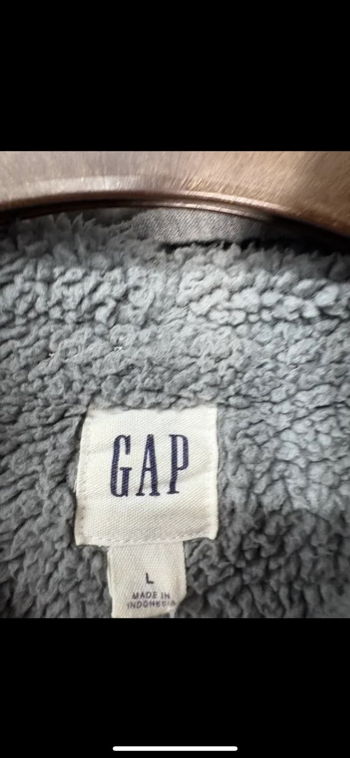 갭 빅로고 셰르파 후드집업 H1296 상품이미지5