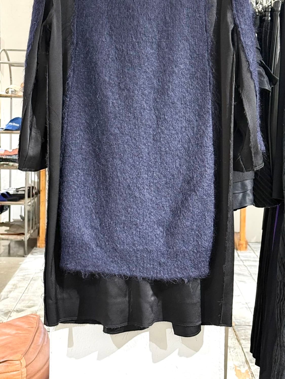 언더커버 네이비 모헤어 롱 가디건  상품이미지6