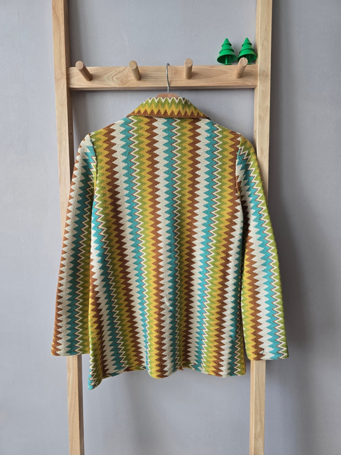 Jocomomola Zigzag Pattern Knit Jacket 상품이미지7