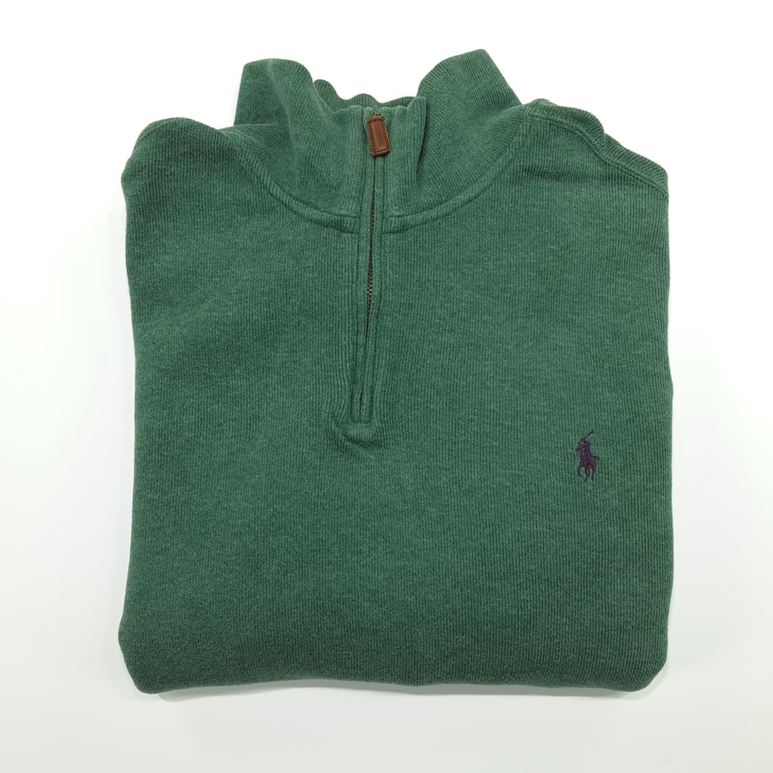 CN877 2XL 폴로 랄프로렌 그린 하프집업 긴팔 니트 스웨터 상품이미지8