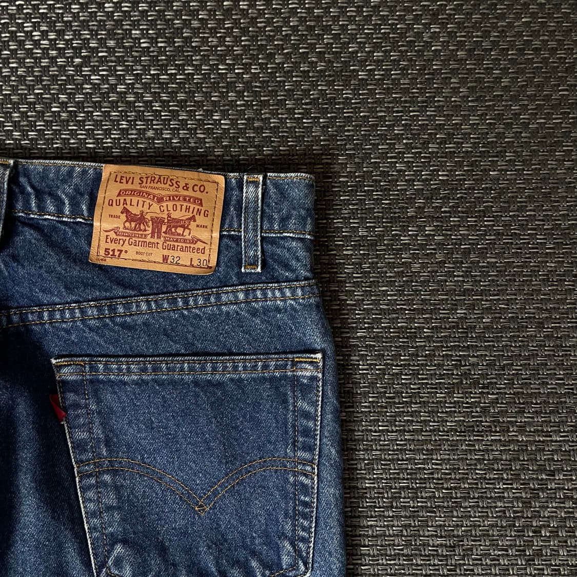 (32) 리바이스 517 32X30 진청 데님 팬츠 부츠컷 상품이미지6