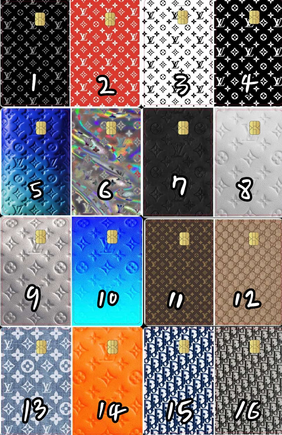 ⭐️ 명품 카드 스티커 ⭐️ 상품이미지3