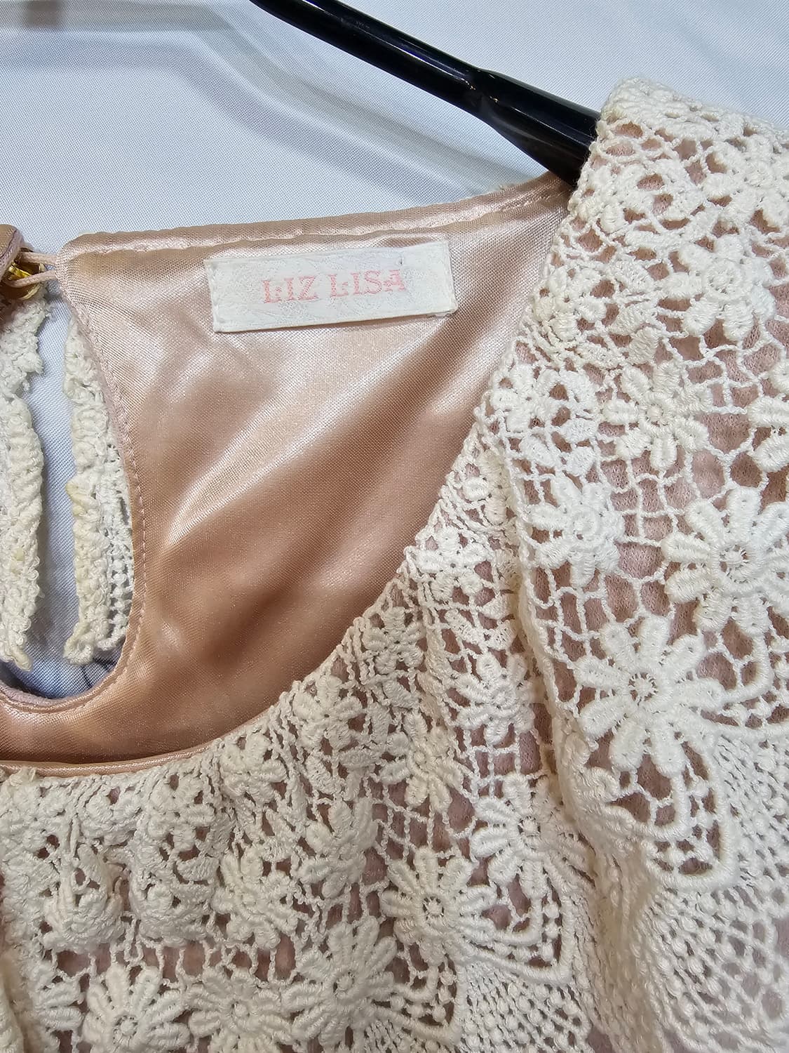 LIZ LISA 리즈리사 핑크 리본 레이스 탑 상품이미지4