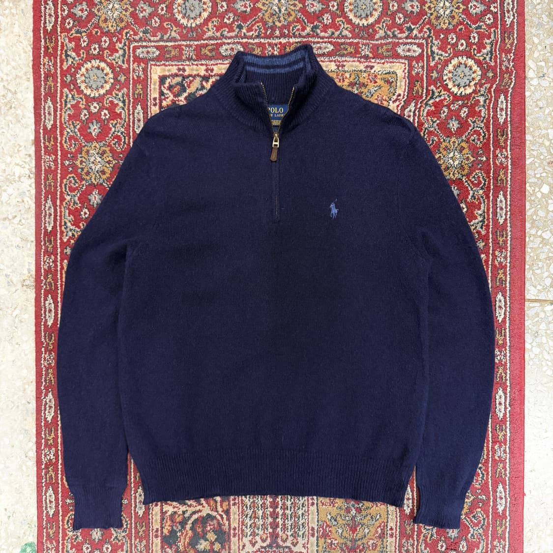폴로 랄프로렌 메리노울 캐시미어 쿼터 집업 [ 95 ] 상품이미지1