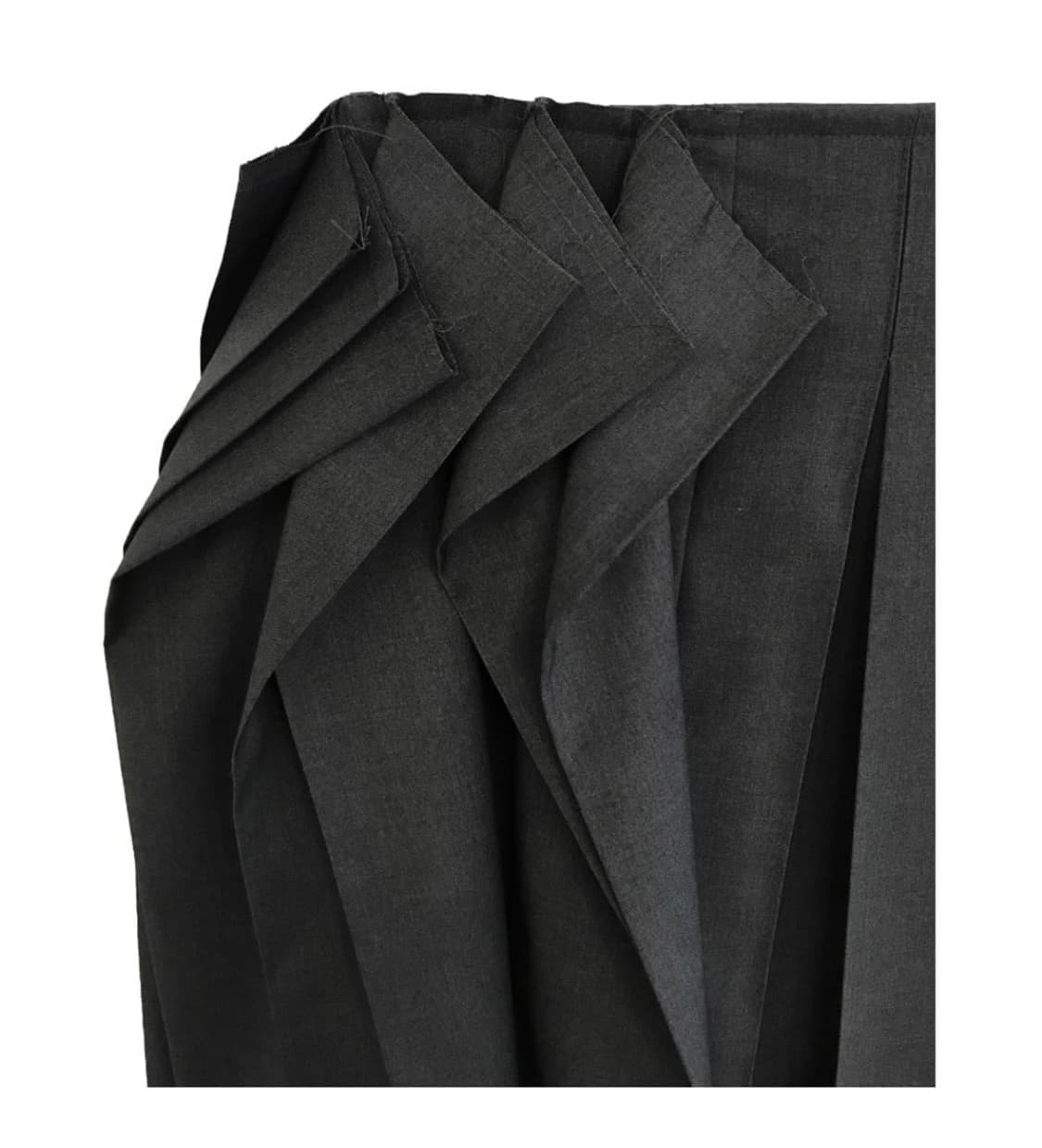 에옹쓰 offbeat 플리츠 스커트 차콜 2사이즈 상품이미지8