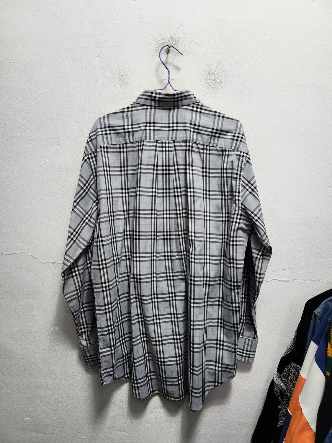 버버리 노바체크 긴팔셔츠  상품이미지2