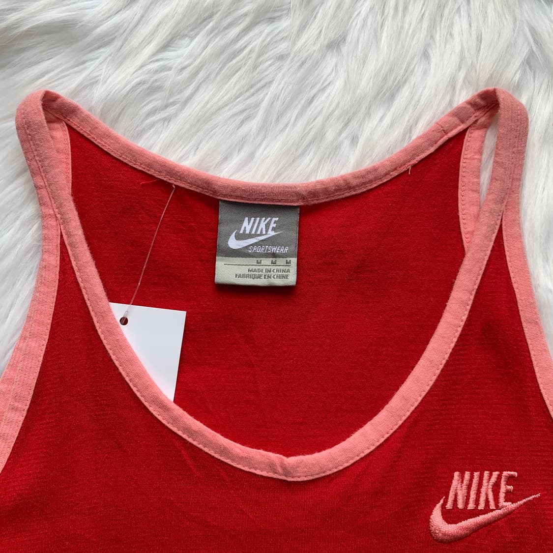 나이키 NIKE 스포츠웨어 레드 탱크탑 나시 1532 상품이미지4