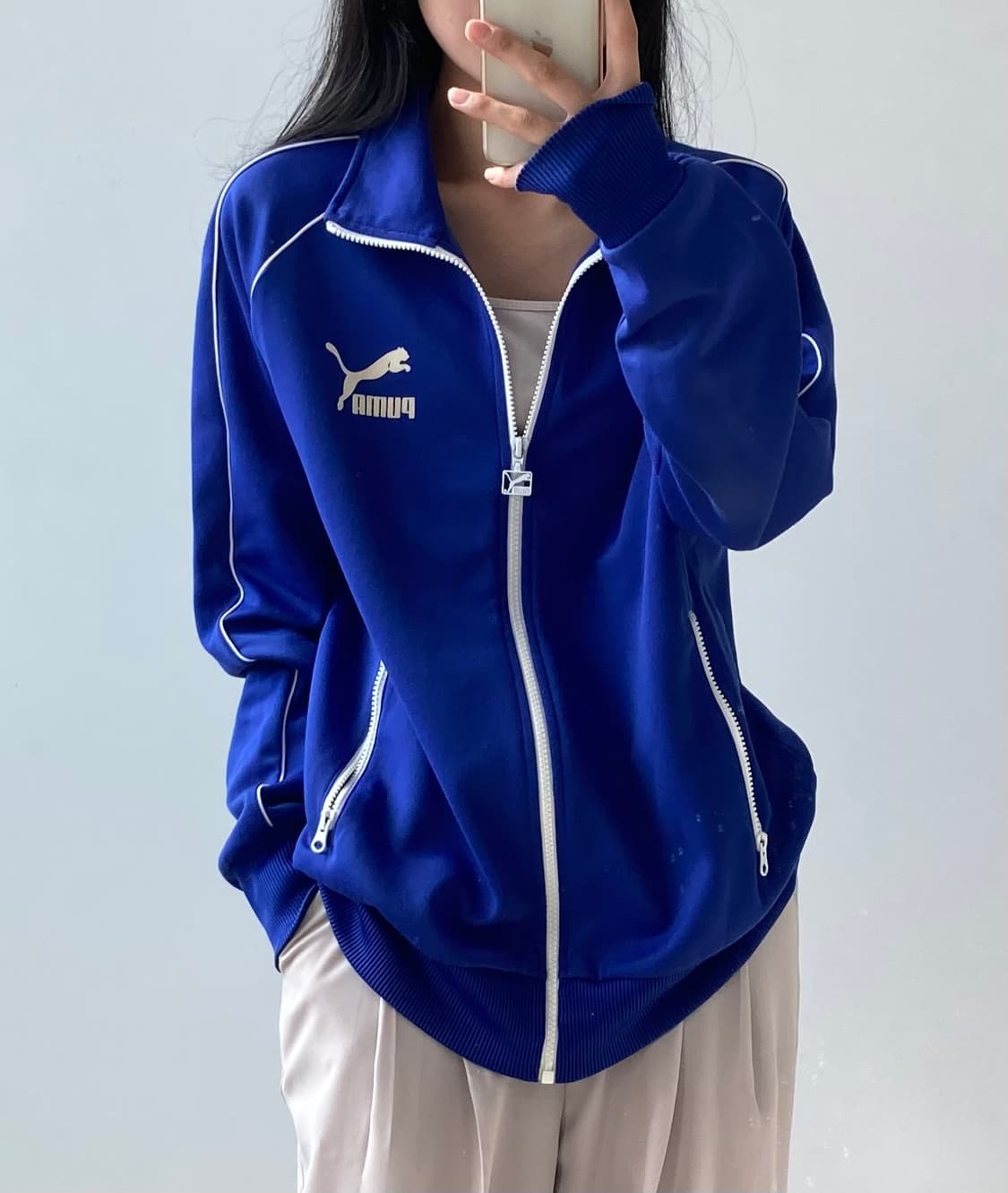 퓨마 맨투맨 집업 상품이미지1