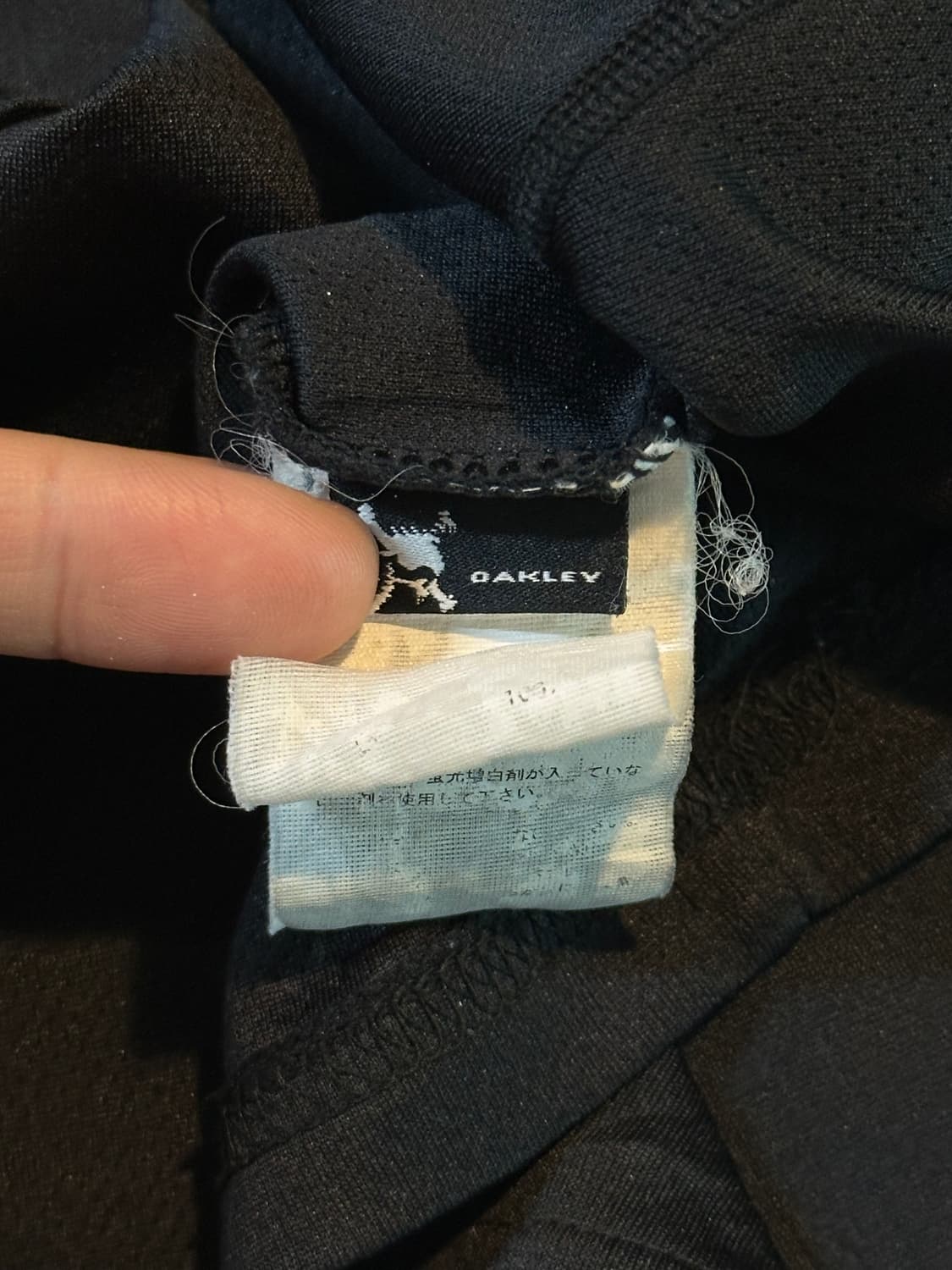 오클리 OAKLEY 센터로고 기능성 긴팔 티셔츠 블랙 상품이미지10