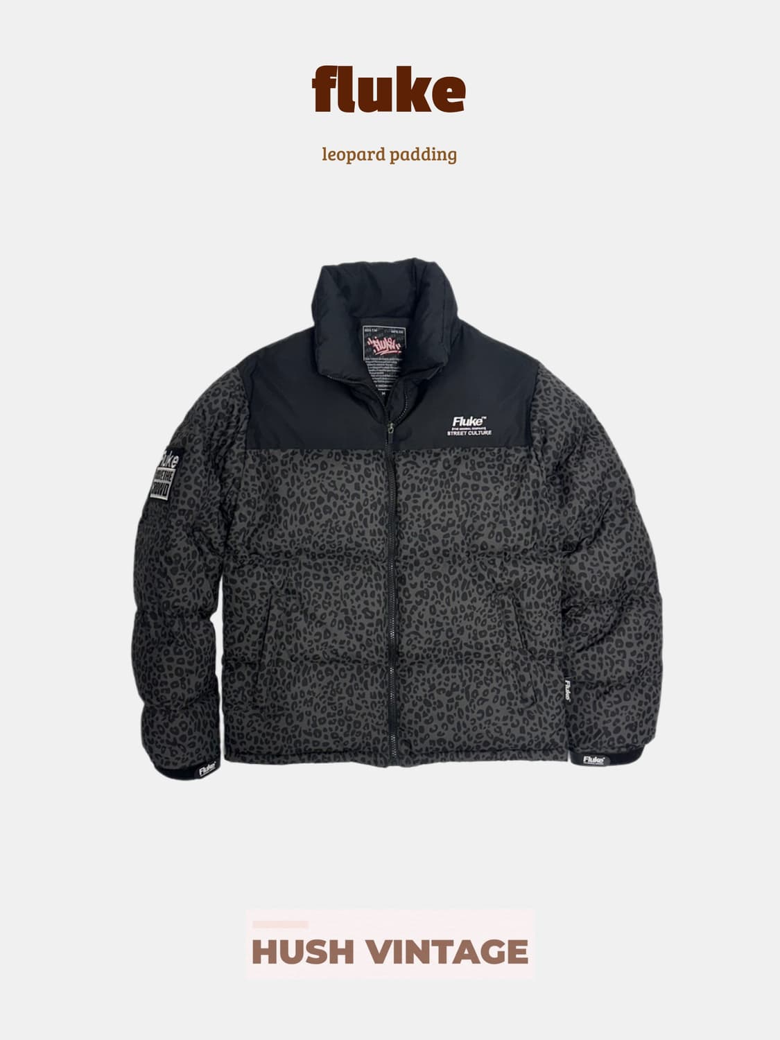 플루크 레오파드 호피 패딩 상품이미지1