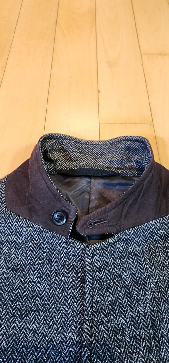 그레이 헤링본 울혼방 자켓 L 상품이미지7