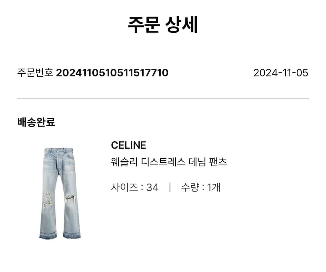 셀린느 웨슬리진 34 상품이미지6