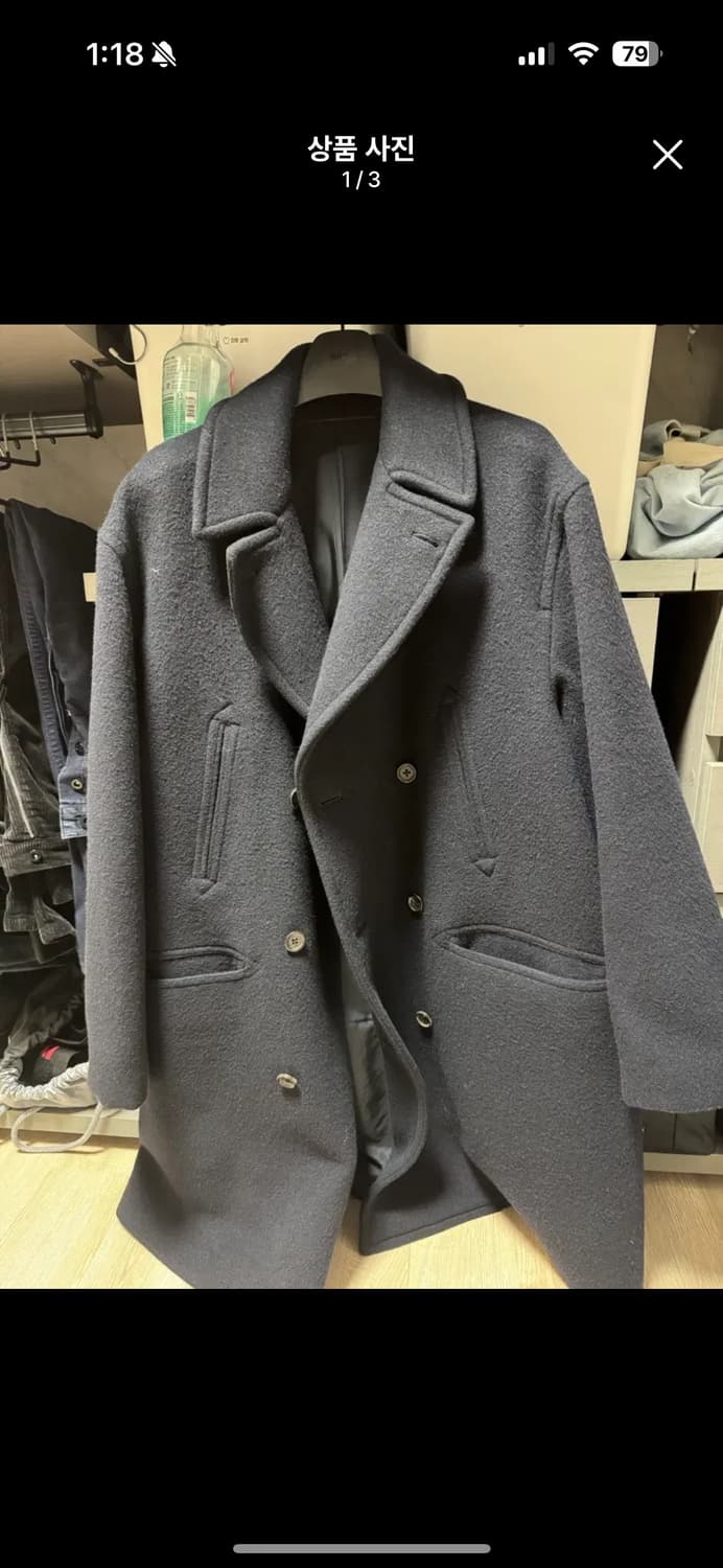 blurhms 울캐시미어 피코트4사이즈 상품이미지1