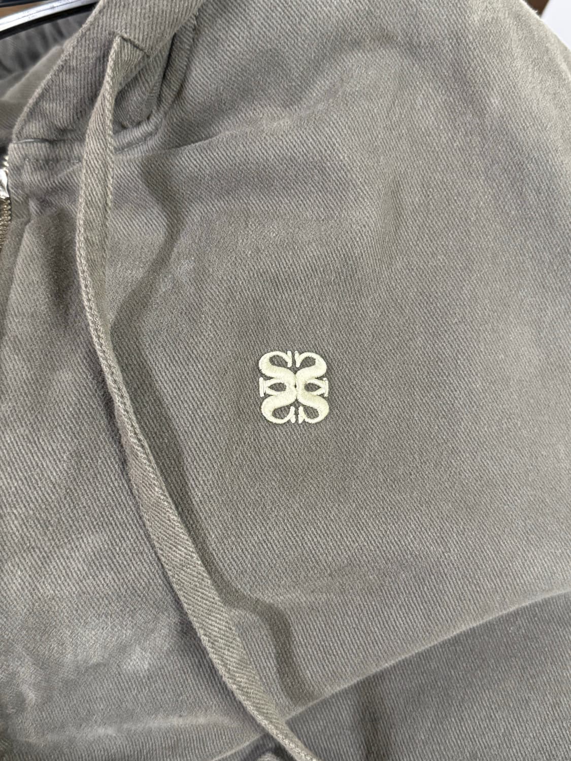 [M] 세터 패디드 후드 자켓 차콜 그레이 상품이미지4