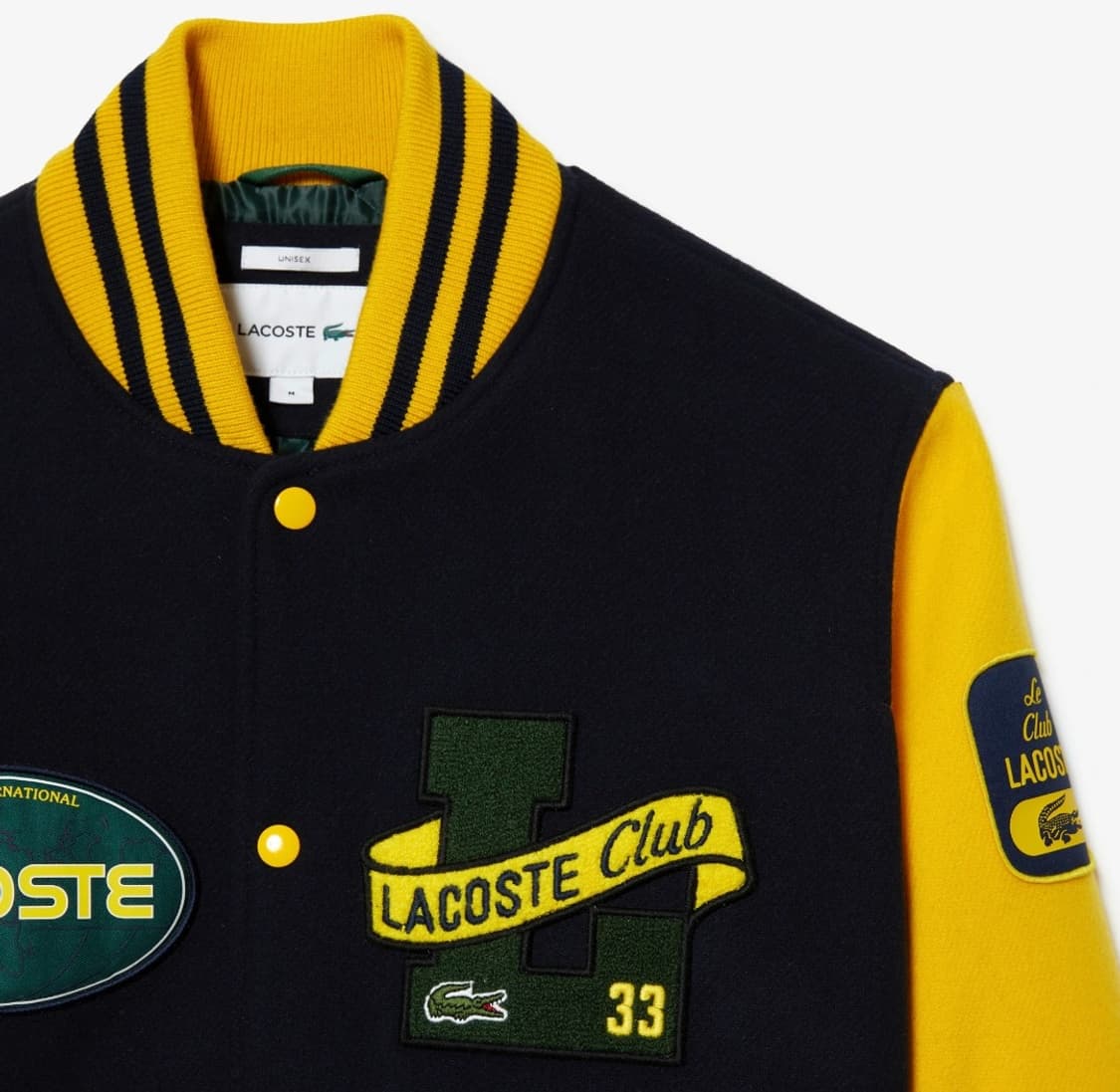 [새상품] 라코스테 블루종 바시티 자켓 정가 99.9만원 상품이미지3