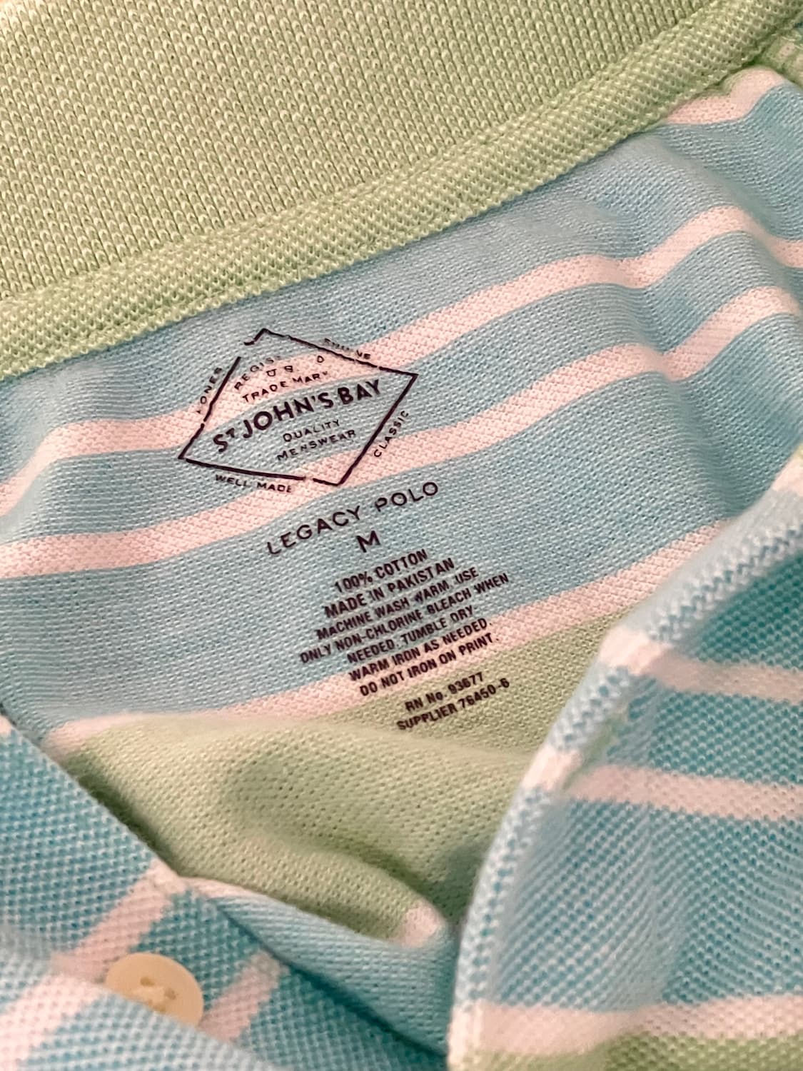 St Johns Bay 민트 스트라이프 카라티 상품이미지3