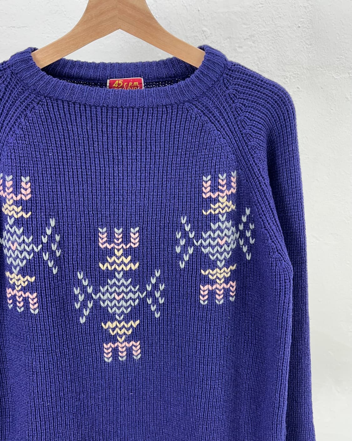 45 알피엠 바이올렛 나바호 울 니트 스웨터 상품이미지3