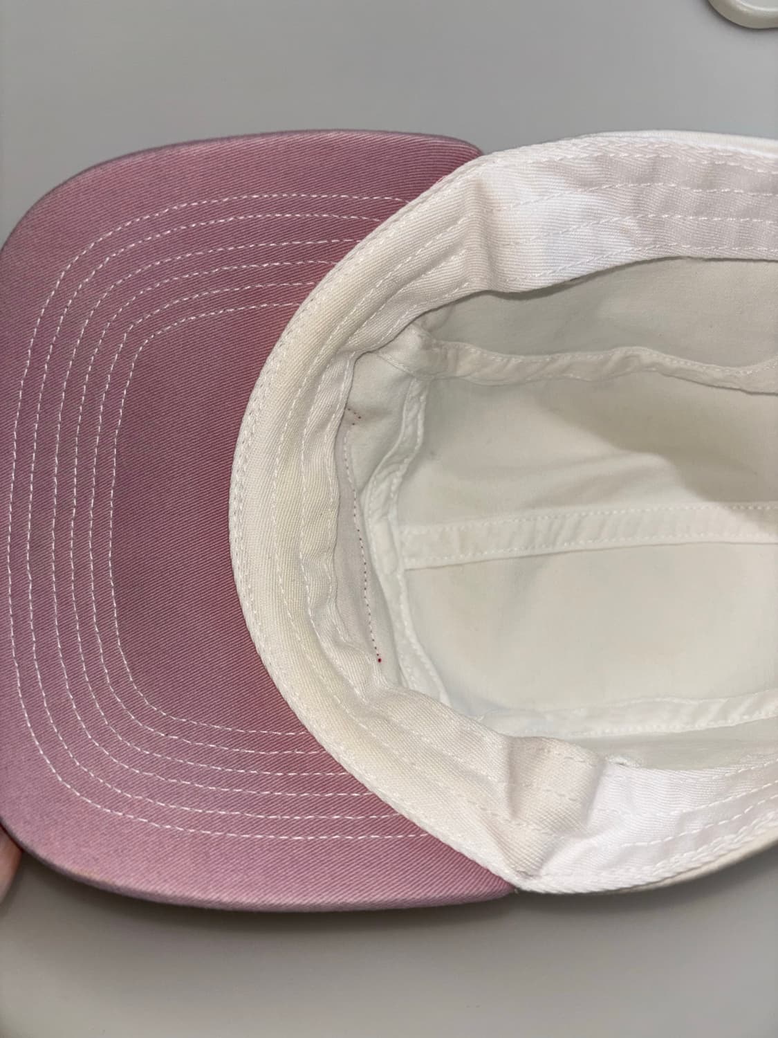Supreme 2-Tone Twill Camp Cap White (22) 상품이미지3