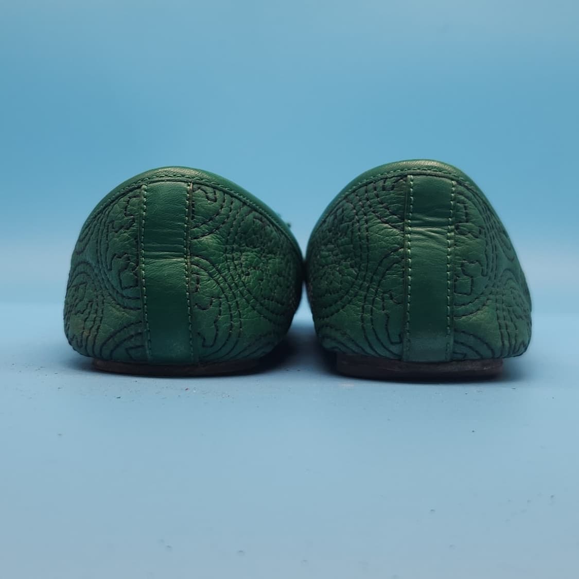 H 토리버치 여성 그린 플랫슈즈 7 240 상품이미지4