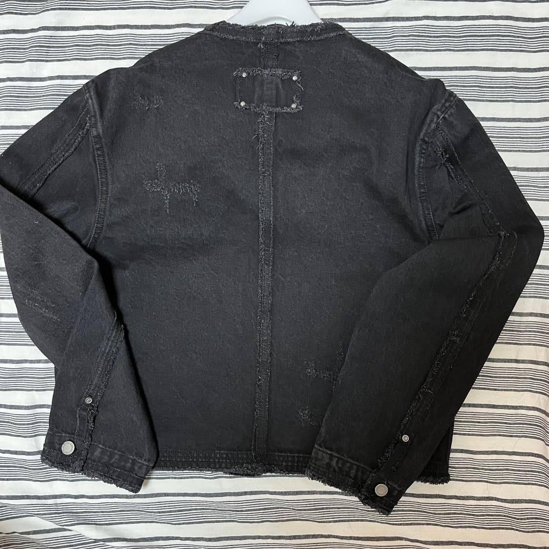 마뗑킴 데미지 데님자켓 M 상품이미지2