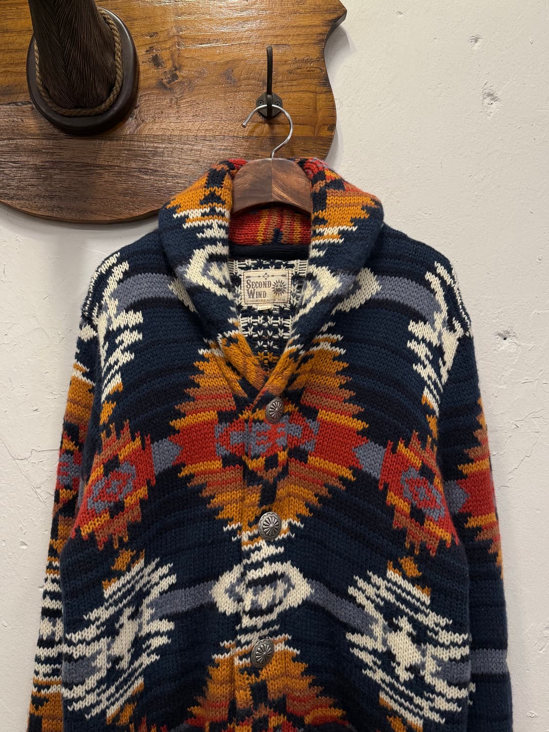 77) Second Wind Navajo Pattern Knit Card 상품이미지2