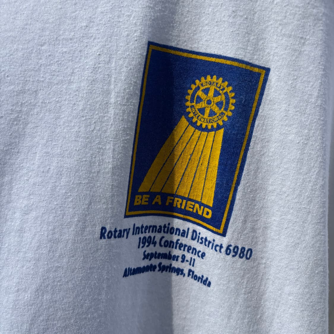 (Xl) 90‘s USA 푸르츠오브더룸 1994 로터리 콘퍼런스 티 상품이미지2