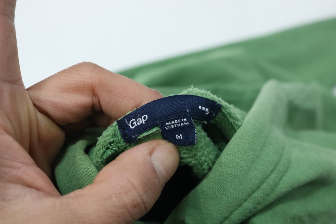 갭 빈티지 아플리케 빅로고 그린 후드 티셔츠 상품이미지9