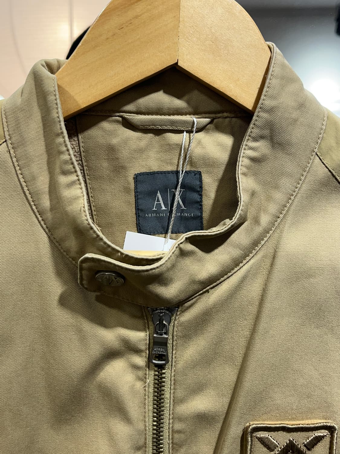 아르마니 익스체인지 코튼 바이커 자켓 상품이미지3