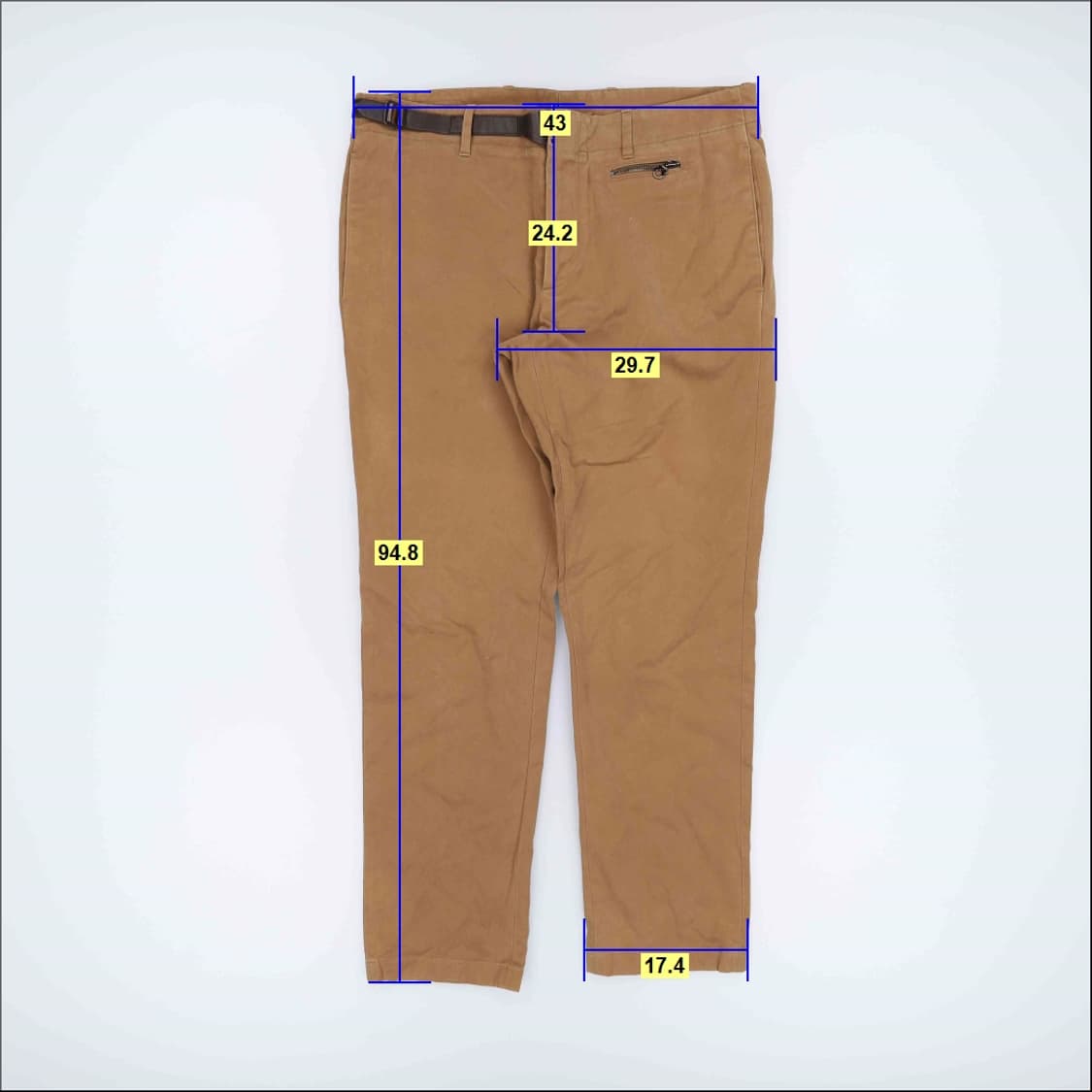 [50] 살바토레페라가모 면바지 1231H2 상품이미지9