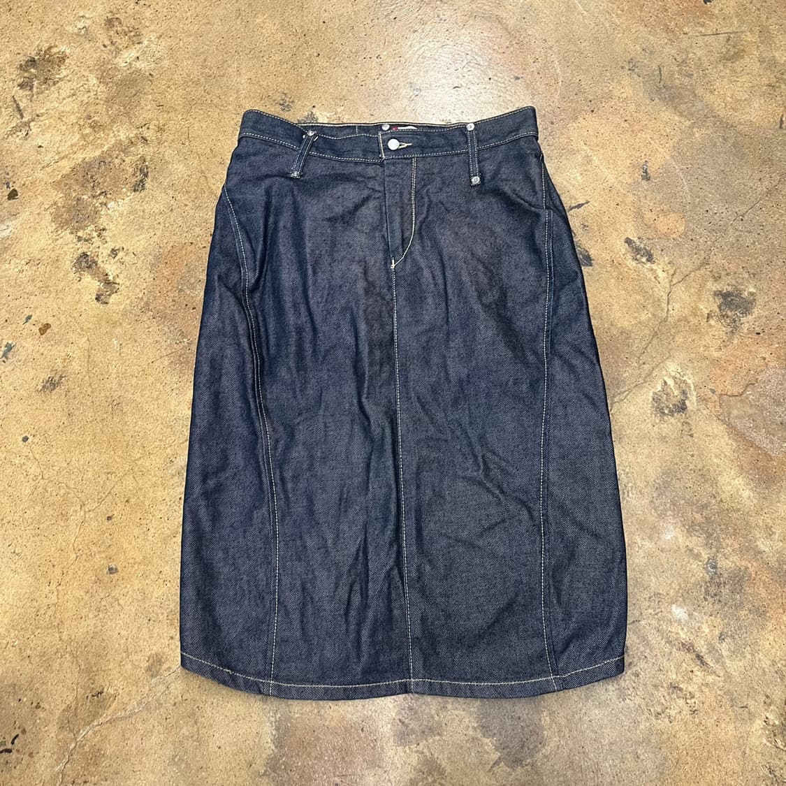 [정품/M] 리바이스 미디 데님 스커트 청치마  상품이미지2