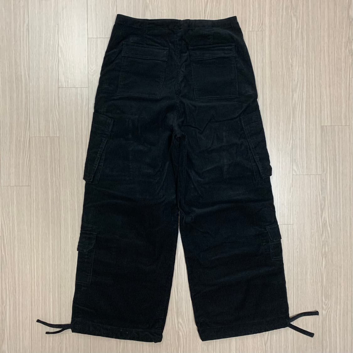 자라 코듀로이 유틸리티 카코 팬츠 블랙 상품이미지9