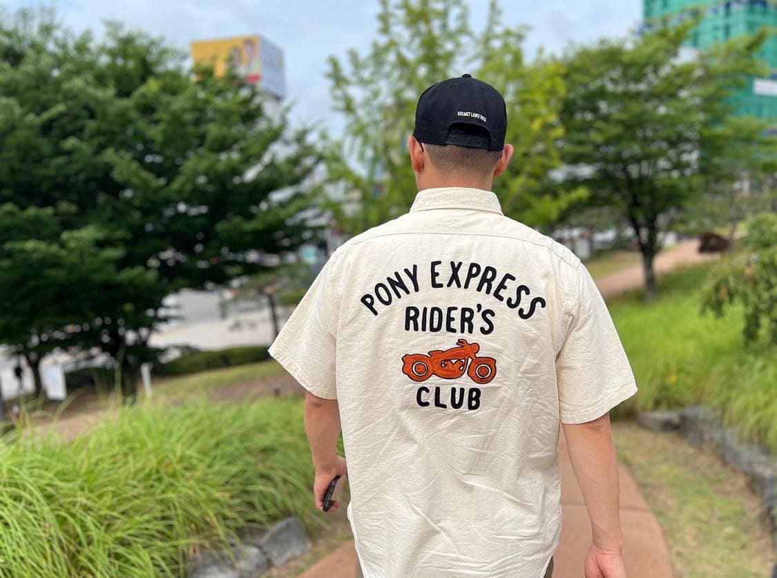 [xxl] 슈가케인 샴브레이 반팔 워크셔츠 상품이미지6