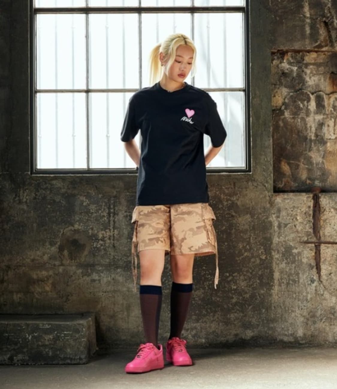 235 새제품) 나이키 에어포스 1 '07 파이어베리 피어스 핑크 상품이미지2