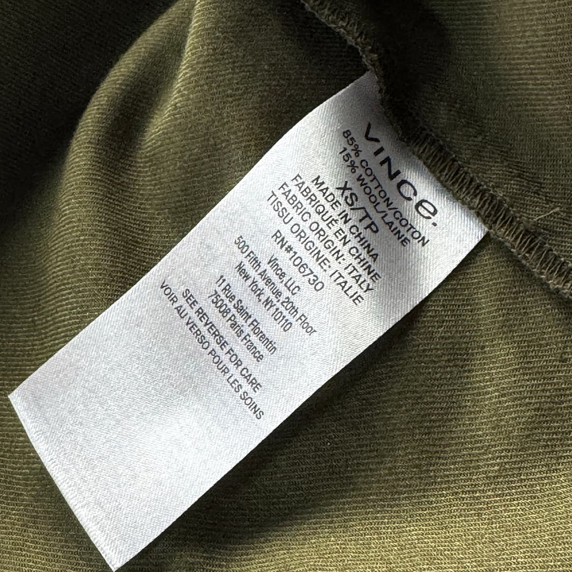 빈스 VINCE 22 타이 백 셔츠 [새상품] 상품이미지7