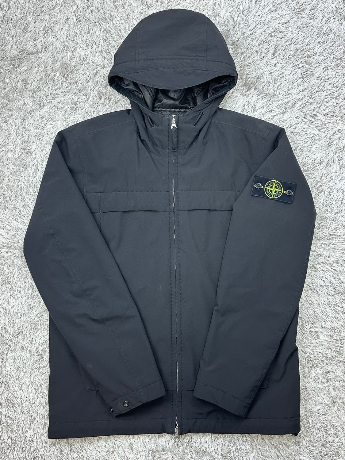 [M] 정품 스톤아일랜드 21FW 프리마로프트 소프트쉘 자켓 블랙 상품이미지2