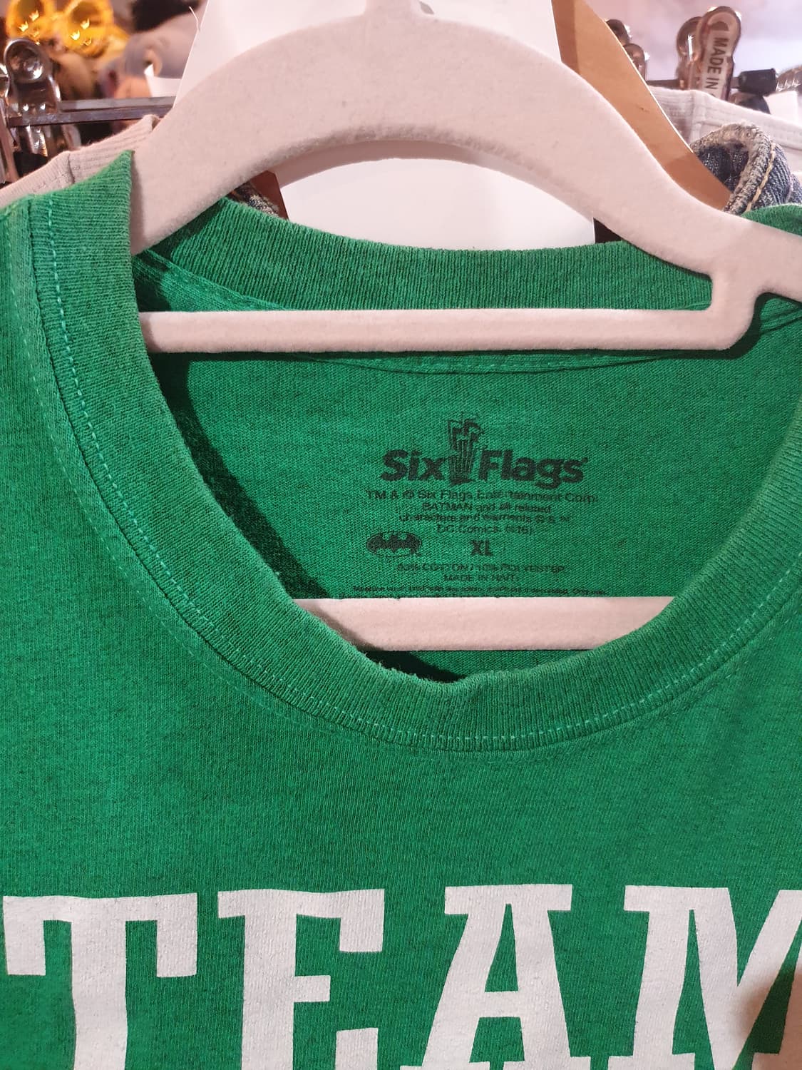 Six Flags 팀 조커 반팔 티셔츠 그린 XL 상품이미지3