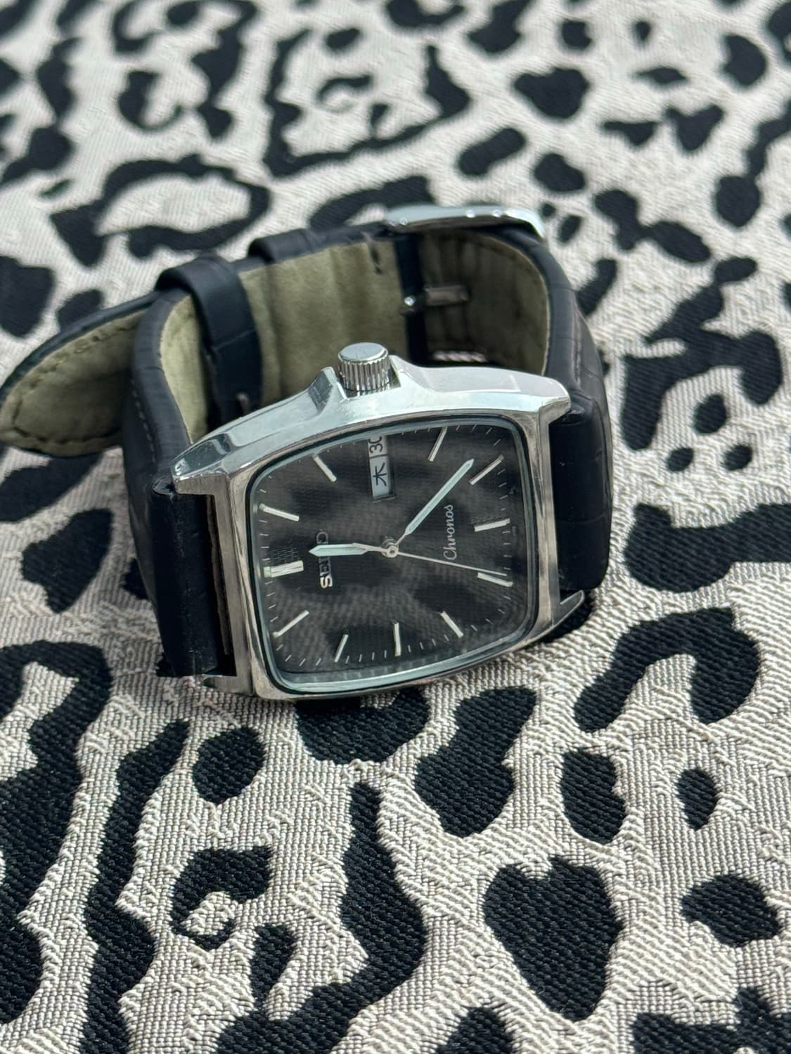 80s 빈티지 세이코 크로노스 스퀘어 상품이미지6
