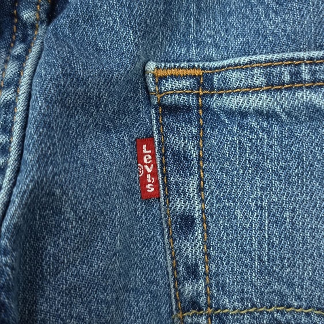 리바이스 502 안감 기모 슬림핏 데님 팬츠 청바지 M16645 상품이미지7