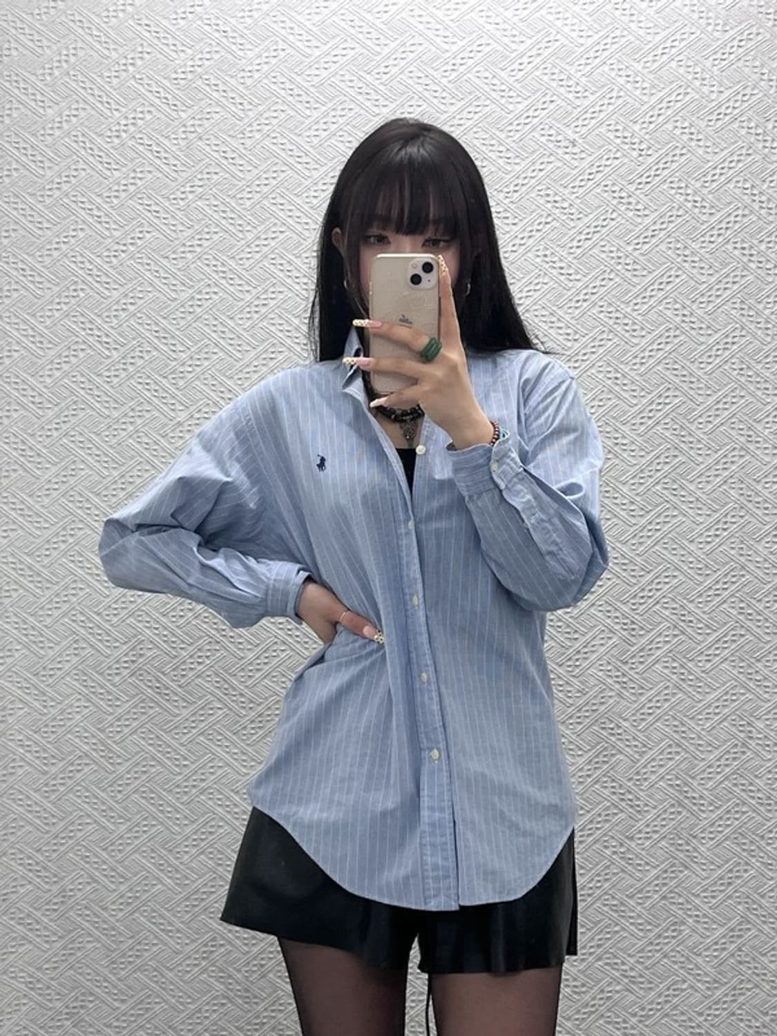 폴로 랄프로렌 YARMOUTH 모던 캐주얼 체크 셔츠 105 C10064 상품이미지1