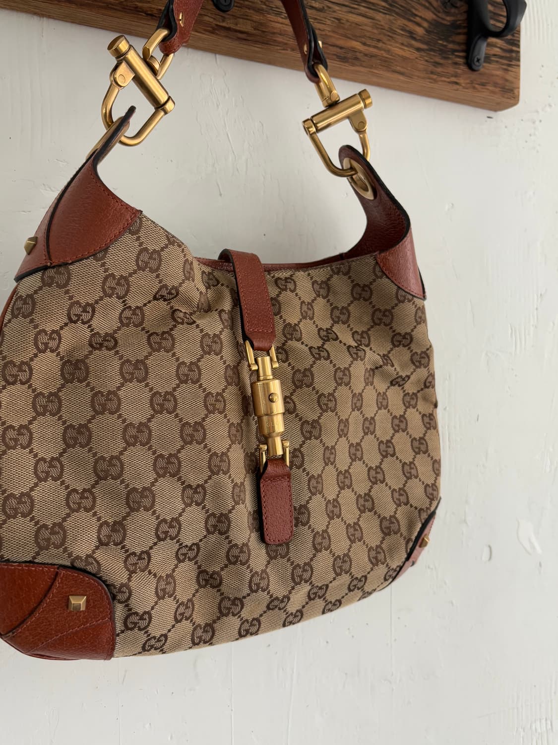 Gucci 구찌 GG 캔버스 재키 숄더백 상품이미지2